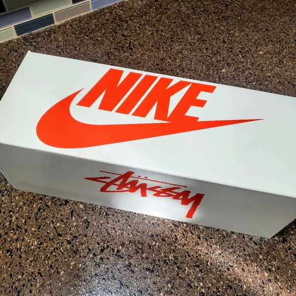 Nike Benassi X Stussy slides RED - Picture 10 of 12